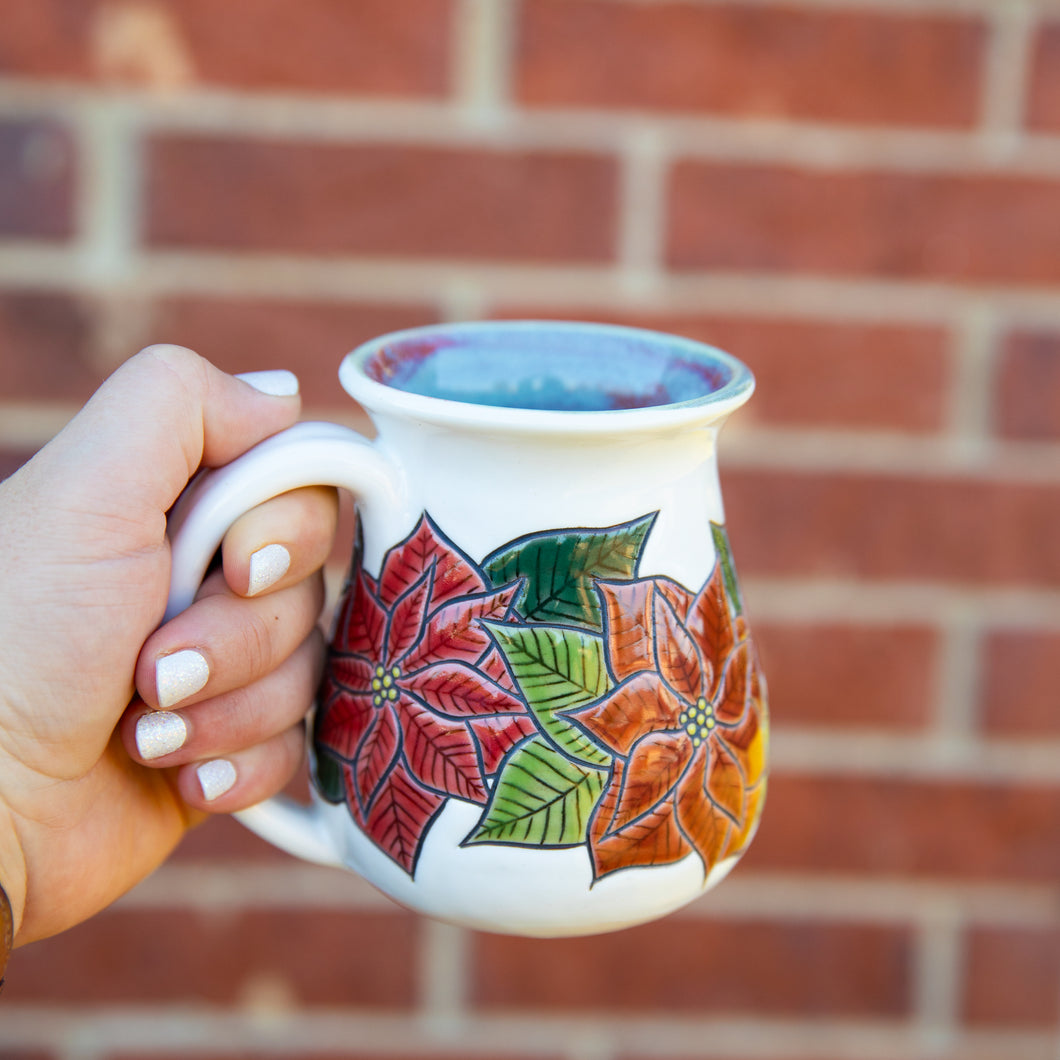 Poinsettia Mug #1