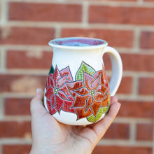 Load image into Gallery viewer, Poinsettia Mug #1