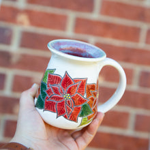 Load image into Gallery viewer, Poinsettia Mug #2