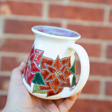 Load image into Gallery viewer, Poinsettia Mug #2