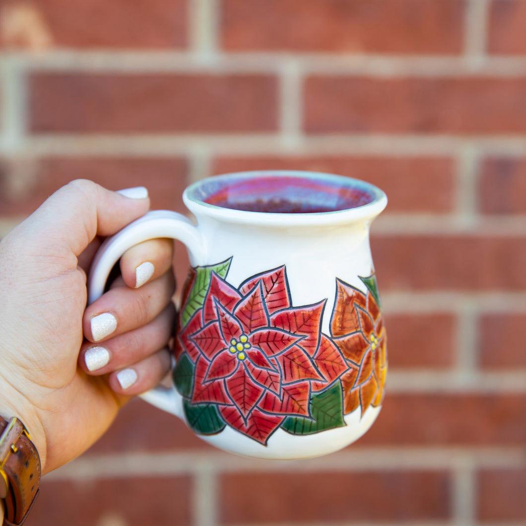 Poinsettia Mug #3