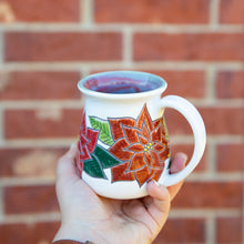 Load image into Gallery viewer, Poinsettia Mug #3