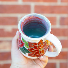 Load image into Gallery viewer, Poinsettia Mug #3