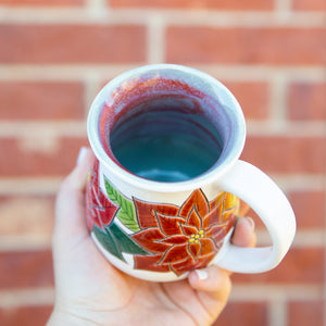 Poinsettia Mug #3